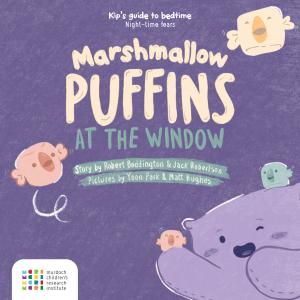 Marshmallow Puffins at the Window: Sleep with Kip