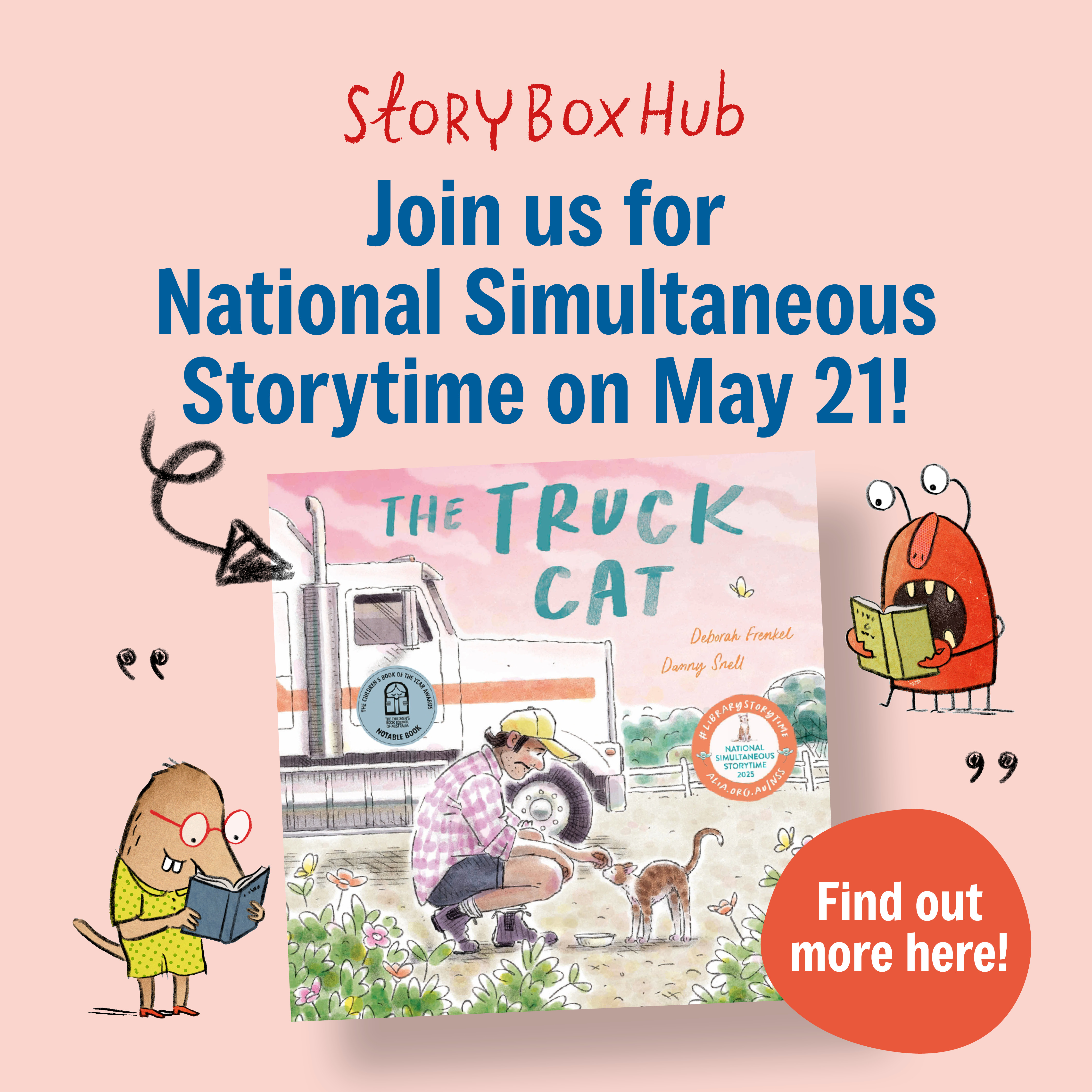 National Simultaneous Storytime returns to StoryBox Hub!