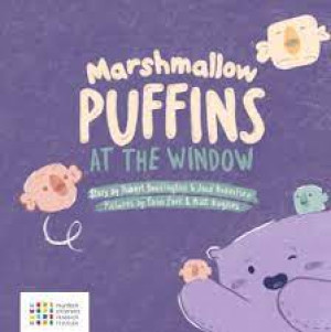 Marshmallow Puffins at the Window: Sleep with Kip