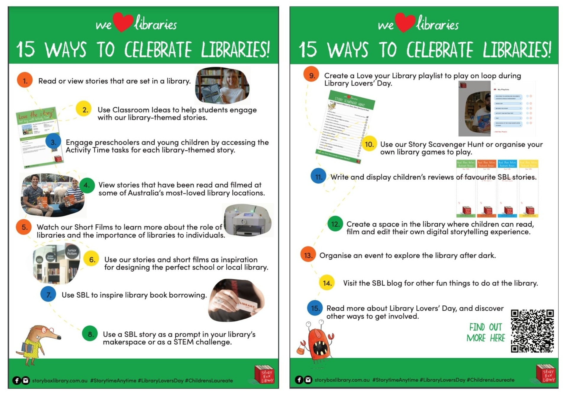 Story Box Library Love Your Library 15 Ideas to Help You Celebrate